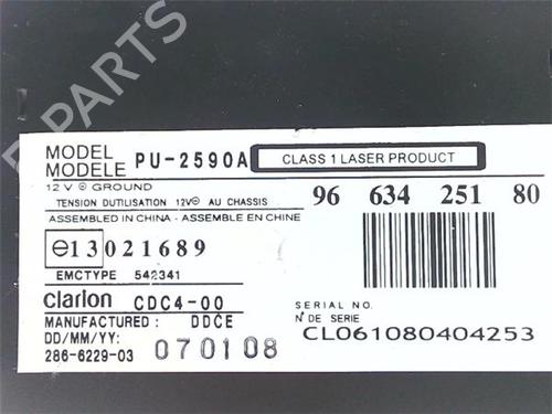 Electronic module PEUGEOT 407 Coupe (6C_) 2.0 HDi | BP38381623M83 - Image 2