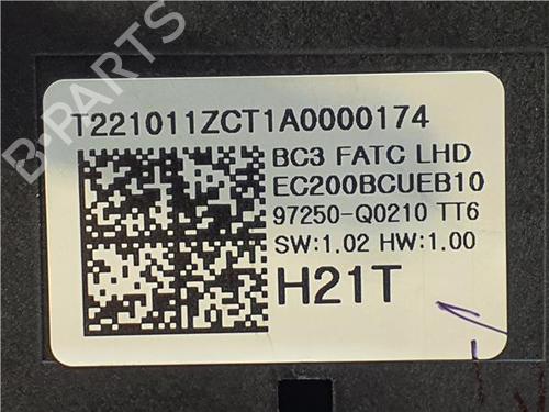 Climate control HYUNDAI BAYON (BC3) 1.0 T-GDI 48V-Hybrid | BP38370051I5 - Image 2