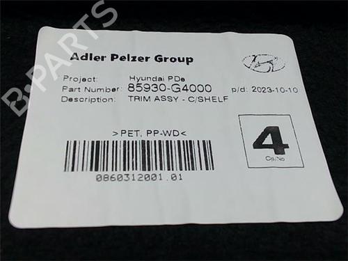 Hattehylde HYUNDAI i30 (PDE, PD, PDEN) 1.0 T-GDI | BP38386656C85 - Image 3