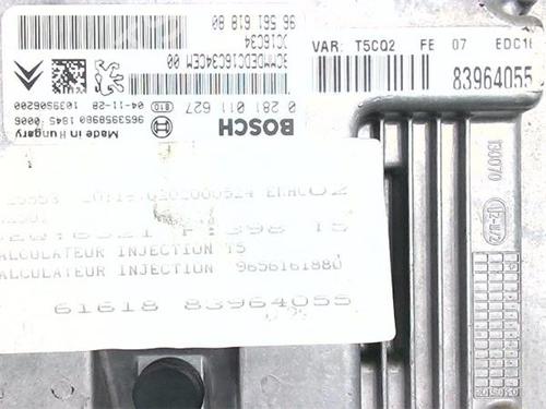 Control unit PEUGEOT 307 Break (3E) 1.6 HDi 110 | BP38376237M11 - Image 4