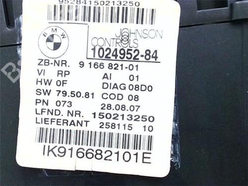 Instrument cluster BMW 1 (E81) 118 d | BP38374987C47 - Image 5