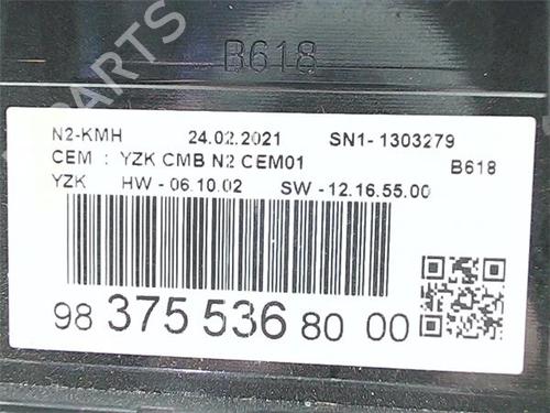 Instrument cluster CITROËN C3 III (SX) 1.5 BlueHDi 100 (SXYHYP, SXYHTU) | BP38395127C47 - Image 10