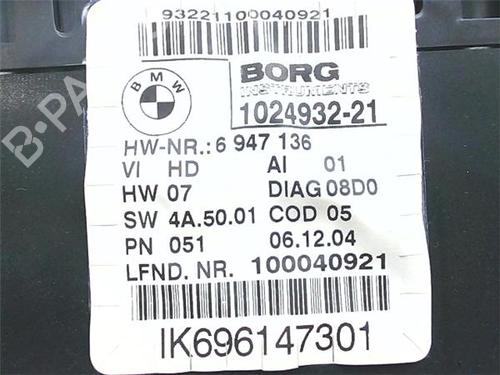 Instrument cluster BMW 1 (E87) 118 i | BP38393128C47 - Image 2