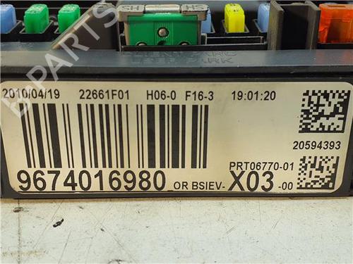 Fuse box CITROËN C3 II (SC_) 1.4 HDi 70 (SC8HZC, SC8HR0, SC8HP4) | BP39434730E1 - Image 2