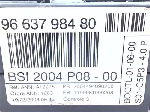 Fuse box CITROËN C4 I (LC_) 1.6 HDi | BP39962437E1 - Image 2