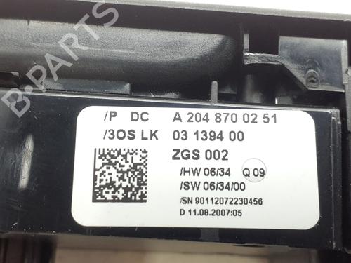 Left front window switch MERCEDES-BENZ C-CLASS (W204) C 200 CDI (204.007, 204.006) | BP39529062I27 - Image 5
