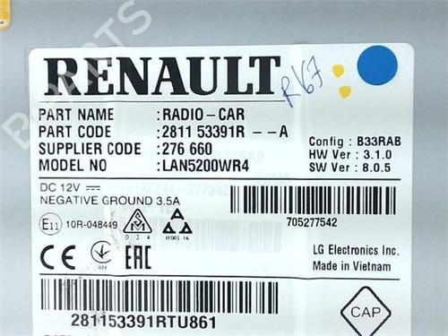 Radio DACIA LODGY (JS_) 1.5 dCi | BP38376251E6 - Image 3