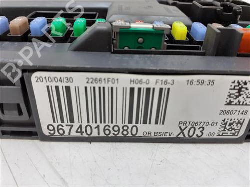 Fuse box CITROËN C3 II (SC_) 1.4 HDi 70 (SC8HZC, SC8HR0, SC8HP4) | BP39434627E1 - Image 3
