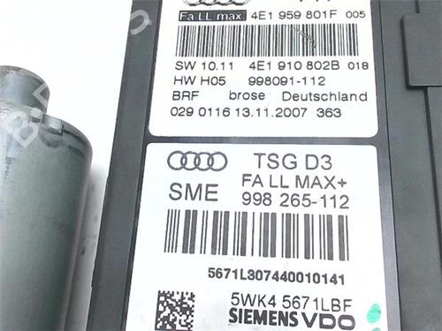 Front left window mechanism AUDI A8 D3 (4E2, 4E8) 4.2 TDI quattro | BP38407427C22 - Image 4