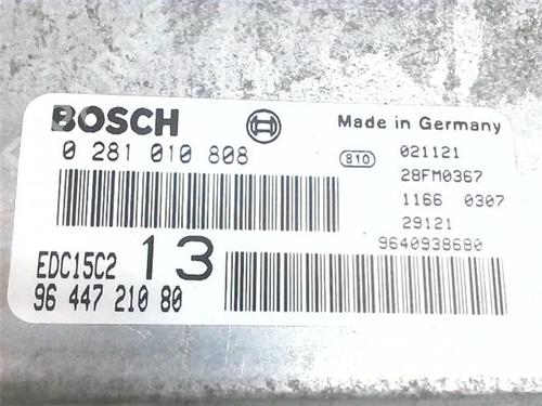 Control unit CITROËN C5 I Break (DE_) 2.0 HDi (DERHZB, DERHZE) | BP39964444M11 - Image 4