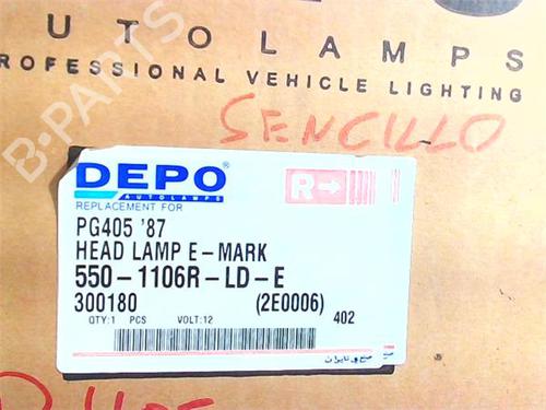 Used Right headlight Right headlight 38399361 38399361