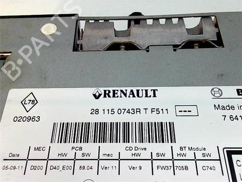 Radio RENAULT MEGANE IV Saloon 1.5 dCi 90 (LVA1) | BP38390535E6 - Image 2