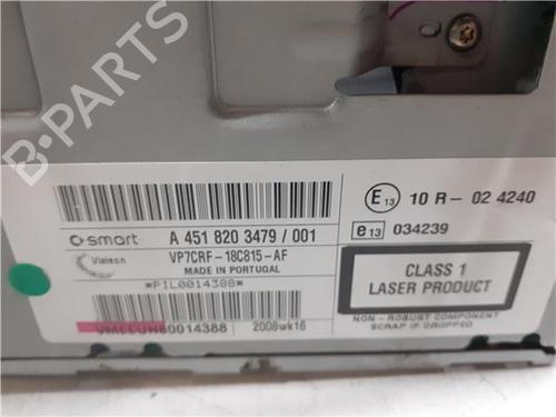 Radio SMART FORTWO Coupe (453) 1.0 (453.342, 453.343) | BP38359368E6 - Image 2