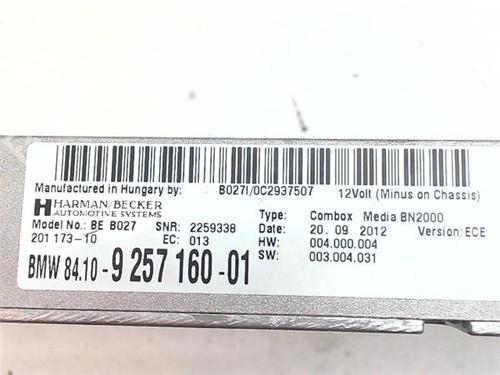 Control unit BMW X1 (E84) sDrive 18 d | BP38388677M11 - Image 3