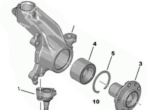 Left front steering knuckle CITROËN JUMPER II Van 2.2 BlueHDi 140 | BP38382120M25 - Image 5