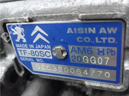 Gearbox CITROËN C6 (TD_) 2.7 HDi | BP38355808M3 - Image 6