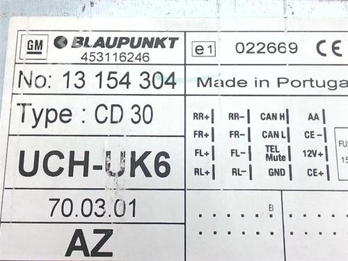 Radio OPEL ASTRA H CLASSIC Saloon (A04) 1.7 CDTI (L69) | BP38350161E6 - Image 6
