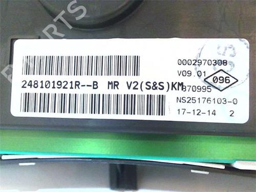 Instrument cluster DACIA LODGY (JS_) 1.5 dCi (JSMC, JSAF) | BP38381311C47 - Image 5