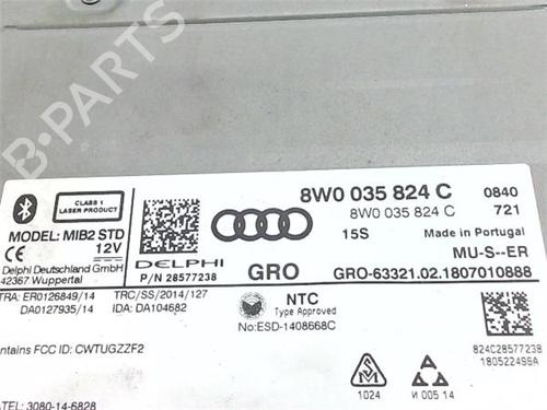 Radio AUDI A4 B9 (8W2, 8WC) 2.0 TDI | BP38368401E6 - Image 4