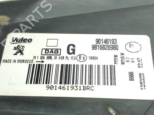 Left headlight PEUGEOT RIFTER 1.5 BlueHDi 100 | BP38385533C28 - Image 7