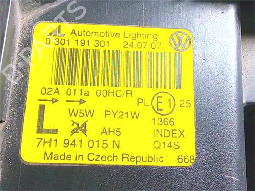 Left headlight VW TRANSPORTER T5 Van (7HA, 7HH, 7EA, 7EH) 1.9 TDI | BP38403613C28 - Image 4