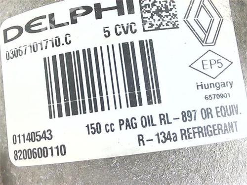 AC compressor RENAULT MEGANE II Saloon (LM0/1_) 1.5 dCi (LM1F) | BP38385999M34 - Image 2