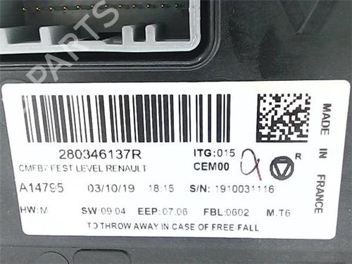 Display RENAULT CLIO V (B7_) 1.3 TCe 130 (B7MF) | BP38711223C48 - Image 3