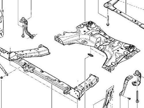 Subframe RENAULT ZOE (BFM_) ZOE | BP38398681M9 - Image 2