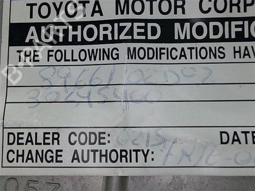 Control unit TOYOTA AURIS (_E15_) 2.0 D-4D (ADE150_, ADE150R) | BP38354965M11 - Image 5