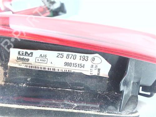Left tailgate light OPEL ASTRA J Saloon 1.7 CDTI (69) | BP38374771C79 - Image 4