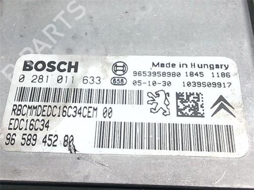 Control unit PEUGEOT 407 (6D_) 1.6 HDi 110 (6D9HZC, 6D9HYC) | BP39955901M11 - Image 3
