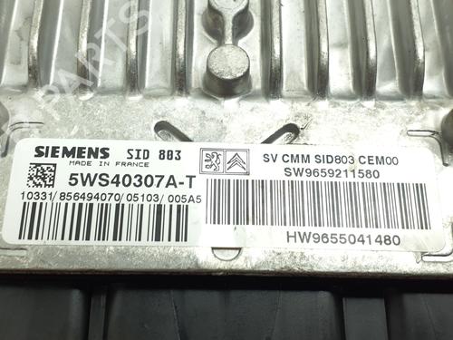 Engine control unit (ECU) CITROËN C5 II (RC_) 2.0 HDi (RCRHRH) | BP40044249M57 - Image 5