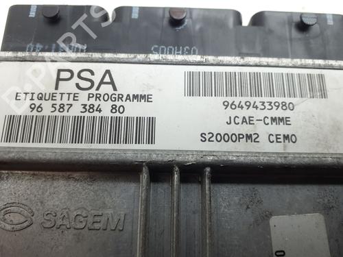 Engine control unit (ECU) PEUGEOT 1007 (KM_) | BP38333023M57 - Image 5