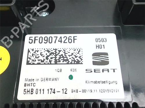 Climate control SEAT LEON (5F1) 1.6 TDI | BP38351834I5 - Image 4