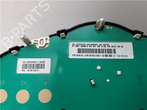 Instrument cluster CITROËN C3 II (SC_) 1.4 HDi 70 (SC8HZC, SC8HR0, SC8HP4) | BP39434703C47 - Image 3