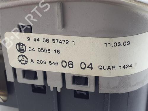 Headlight switch MERCEDES-BENZ C-CLASS (W203) C 180 Kompressor (203.046) | BP38372095I24 - Image 2