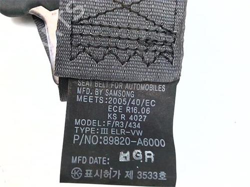 Sikkerhedssele bag højre KIA CEED (CD) 1.4 | BP38377184I28 - Image 2