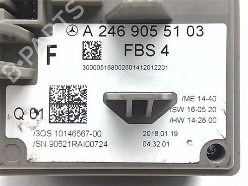 Ignition barrel MERCEDES-BENZ A-CLASS (W176) A 200 CDI / d (176.008) | BP38373876M48 - Image 2
