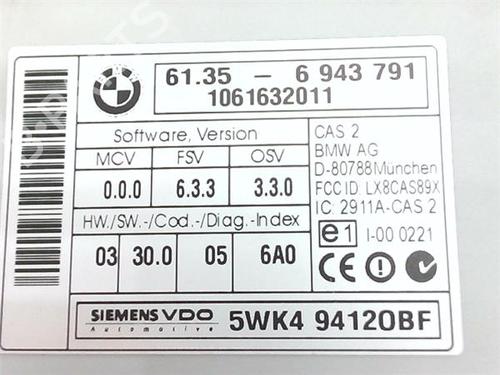 Comfort control module BMW 3 (E90) 320 d | BP38406776M56 - Image 3