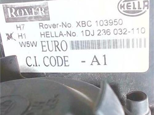 Left headlight ROVER 75 (RJ) 1.8 | BP40085502C28 - Image 3