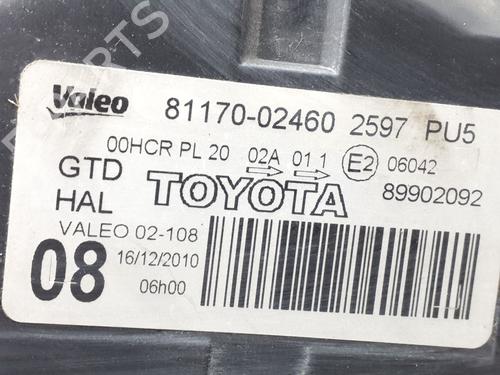 Left headlight TOYOTA AURIS (_E15_) 1.4 D-4D (NDE150_, NDE150R) | BP39962398C28 - Image 3