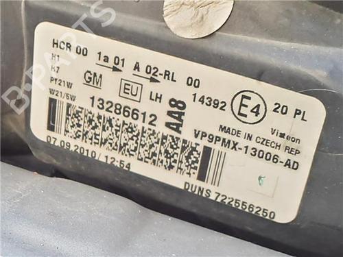Left headlight OPEL MERIVA B MPV (S10) 1.7 CDTI (75) | BP38396628C28 - Image 2