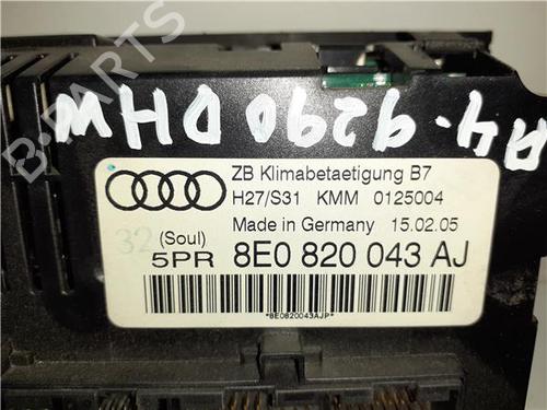 Climate control AUDI A4 B6 (8E2) 2.5 TDI | BP38355989I5 - Image 3