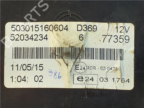Instrument cluster OPEL COMBO Box Body/MPV (X12) 1.3 CDTI (B05) | BP38370978C47 - Image 3