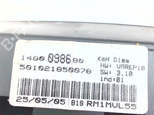Instrument cluster CITROËN C8 (EA_, EB_) 2.2 HDi | BP38394512C47 - Image 5