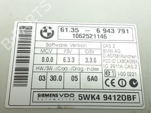 Electronic module BMW 3 (E90) 320 i | BP38779162M83 - Image 5