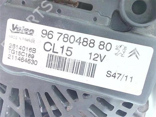 Alternator PEUGEOT 607 (9D, 9U) 2.2 16V | BP38378827M7 - Image 3