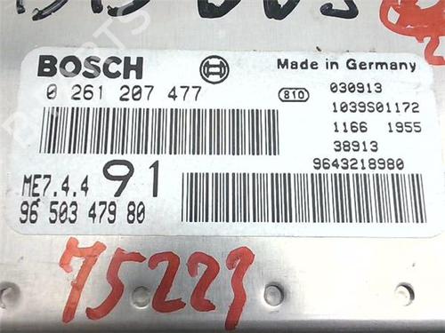 Control unit PEUGEOT 206 CC (2D) 1.6 16V (2DNFUF, 2DNFUR) | BP38405367M11 - Image 2
