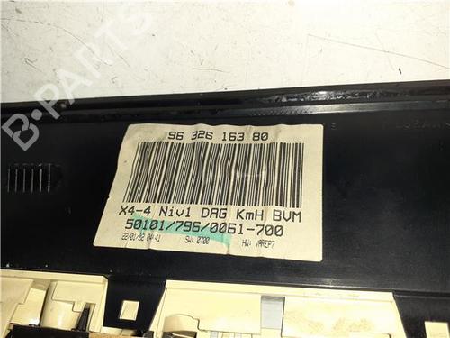 Instrument cluster CITROËN C5 I (DC_) 2.0 HDi (DCRHYB) | BP39961875C47 - Image 4