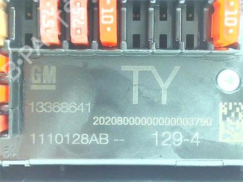 Fuse box OPEL ASTRA J Saloon 1.7 CDTI (69) | BP38399573E1 - Image 3